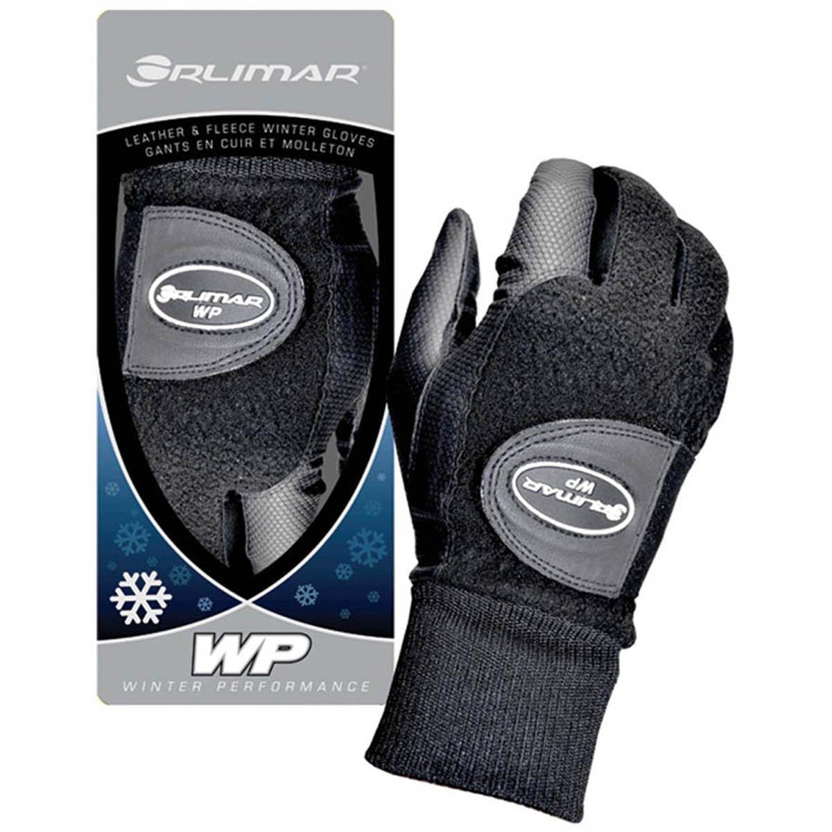 Orlimar Women'S Winter Performance Fleece Golf Gloves (Pair), Black, Medium
