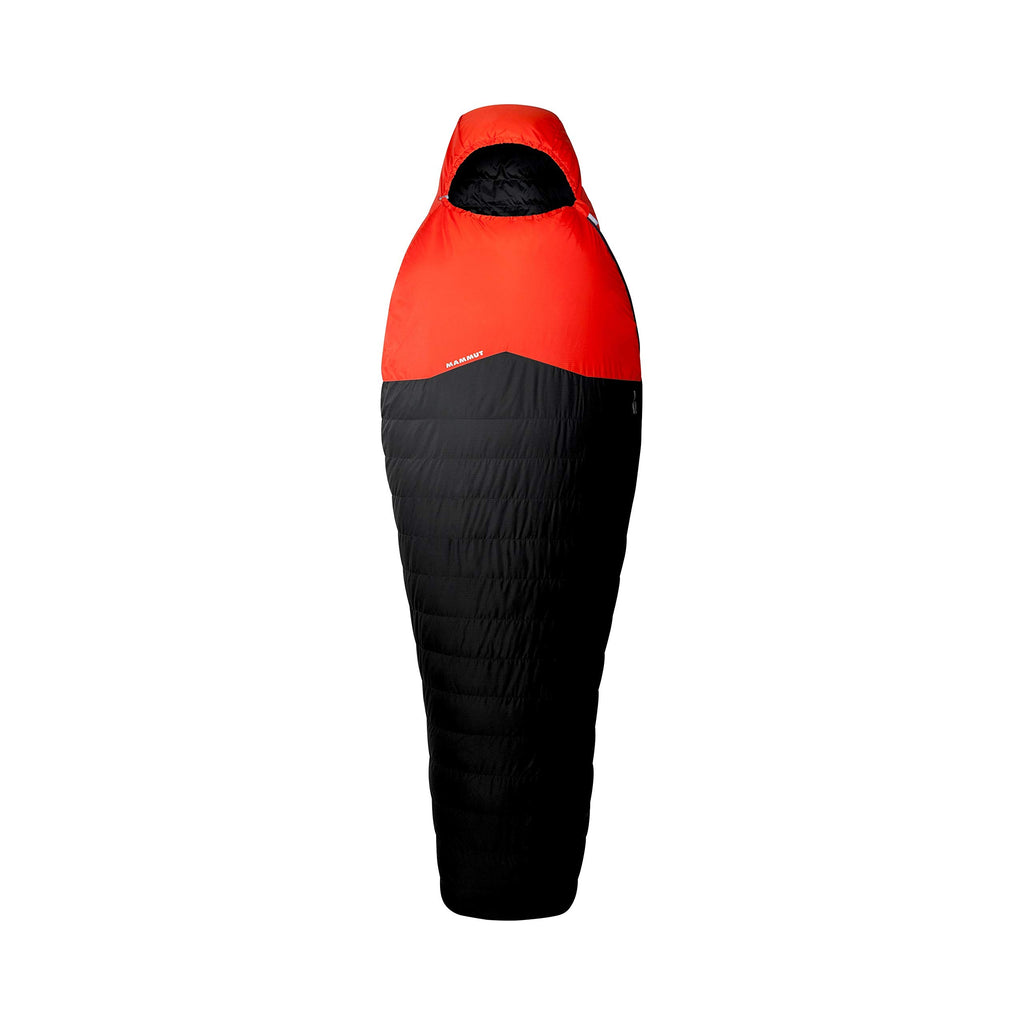 Mammut Nordic Down Spring Sleeping Bag - Graphite/Fire 195Cm Left Zip