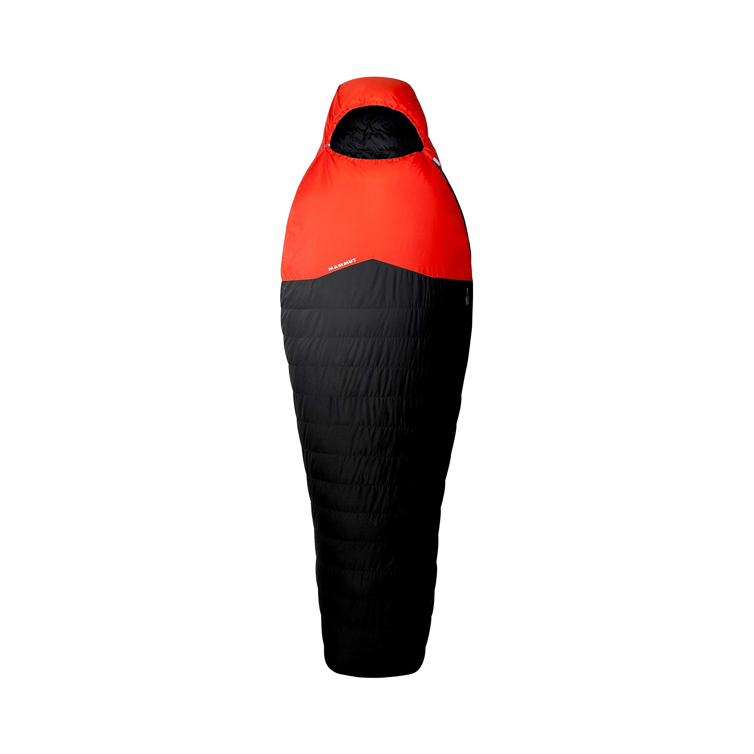 Mammut Nordic Down Spring Sleeping Bag - Graphite/Fire 195Cm Left Zip