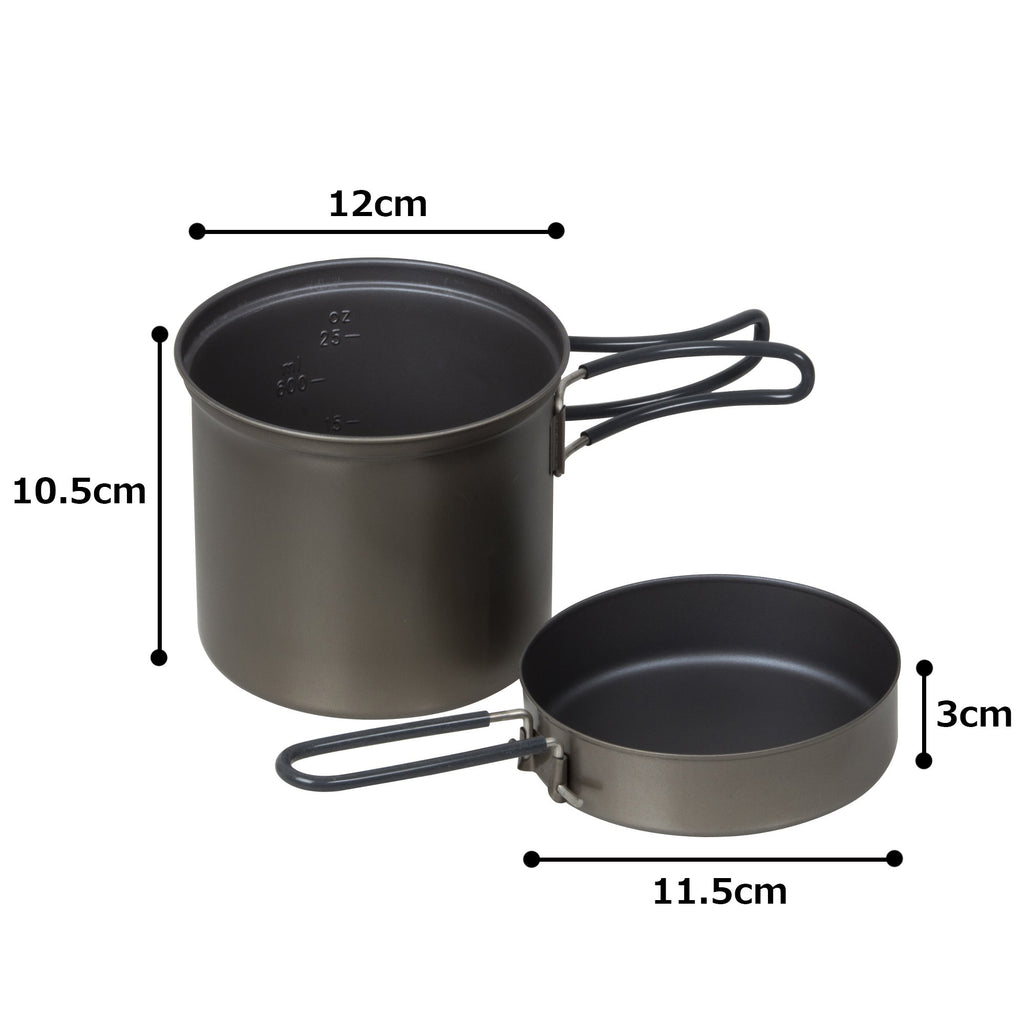 Evernew Titanium Ns Deep Pot With Handle, 9 L