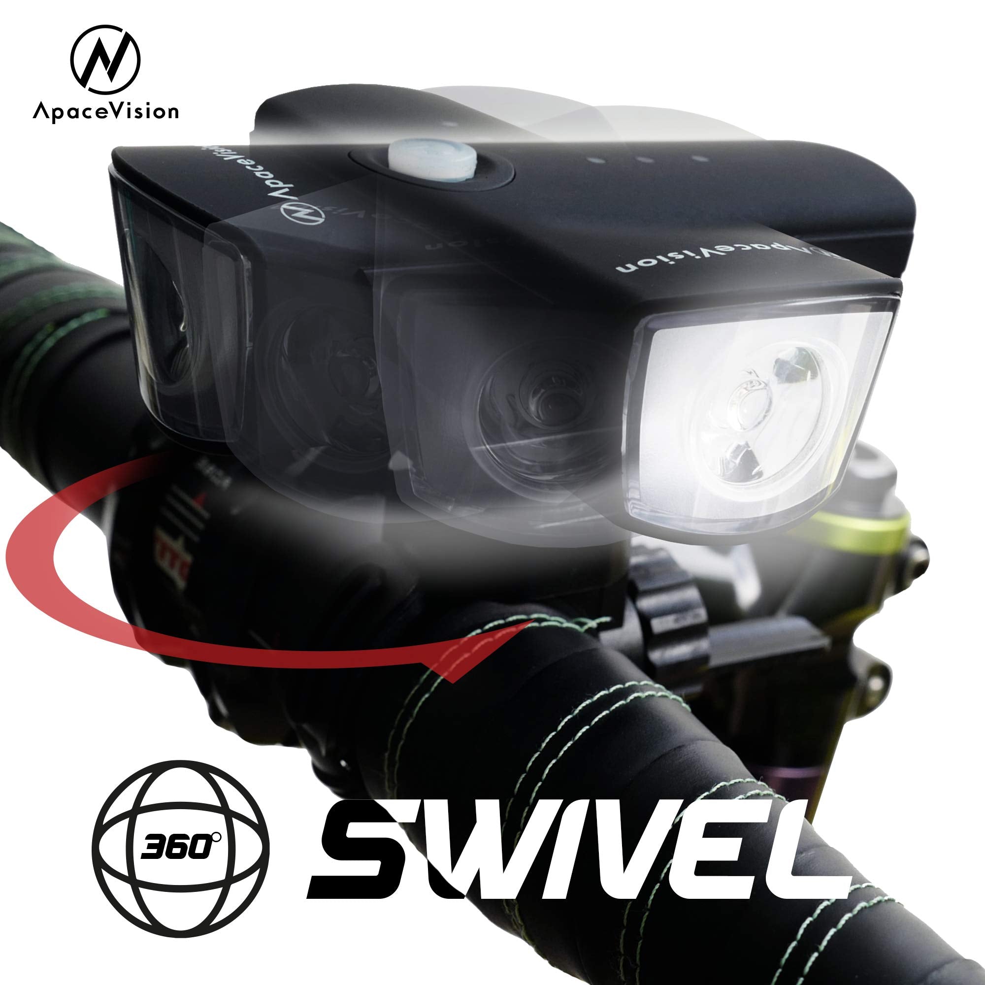 500 Lumens Bike Light Set Usb Rechargeable - Powerful Bicycle Headlight & Led Tail Light Combo - Super Bright Ipx5 Waterproof Mt