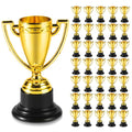 SenseYo 36 Pack Mini Trophies Cups, Gold Trophy Award, Plastic Trophies for Kid, 4 Inch Award Trophies for Kids Party Favors, Wi