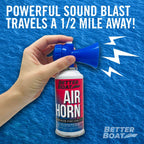 Air Horn Can For Boating & Safety Very Loud Canned Boat Accessories  Hand Held Fog Marine Air Horn For Boat Can Blow Horn Or Min