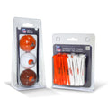 Team Golf Nfl Cleveland Browns 3 Golf Balls And 50 Golf Tees Logo Imprinted Golf Balls (3 Count) & 2-3/4'' Regulation Golf Tees