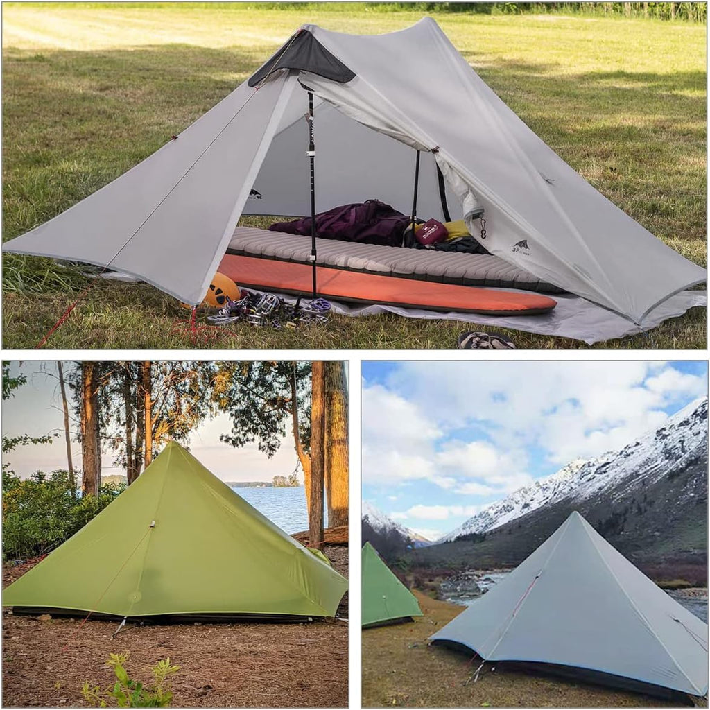 Fbsport Ultralight Tent 3-Season Backpacking Tent 1 Person Camping Tent, Outdoor Lightweight Lanshan Camping Tent Shelter For Ca
