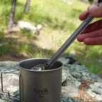 Kuvik Titanium Spoon 2-Pack - Ultralight And Compact For Camping And Hiking