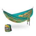 ENO DoubleNest Hammock, Giving Back Collection Vibrant Earth | Cyan