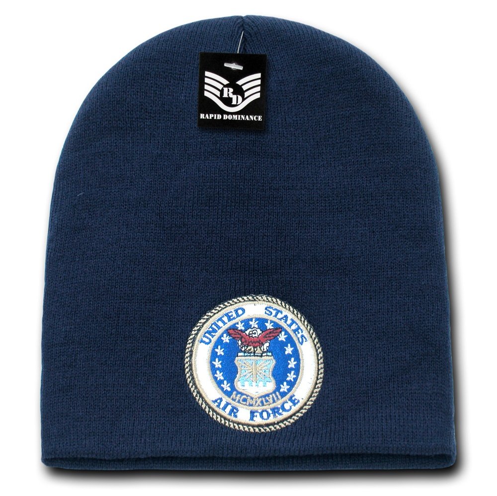 Rapid Dominance S90-Air-Emb Military Work Beanies- Air Force Emb- Navy