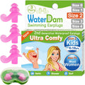 Waterdam Swimming Ear Plugs Great Waterproof Ultra Comfy Earplugs Prevent Swimmer'S Ear (Size 2+2+2: Kids Teens Medium Ear Women