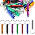Konohan 105 Aluminum Emergency Whistle With Keychain Safety Survival Whistle Sturdy Light Whistle Keychain Whistle Loud Sound Ca