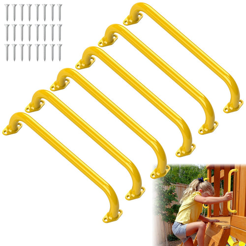 17.3 Inch Safety Playground Handles Metal Kids Indoor Outdoor Climbing Monkey Bars Swing Set Accessories Grab Handle Playset Han