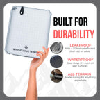 Whispering Winds Inflatable Seat Cushion - Comfortable Blow-Up Foam Pad For Airplane, Travel, Stadium, Camping & Car
