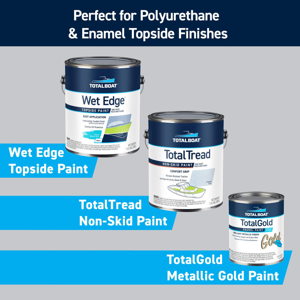 Totalboat Marine Topside Boat Paint Primer For Fiberglass And Wood (White, Gallon)