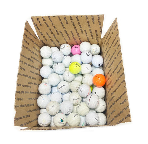 100 Ball Mesh Bag Hit Away Practice Used Golf Balls