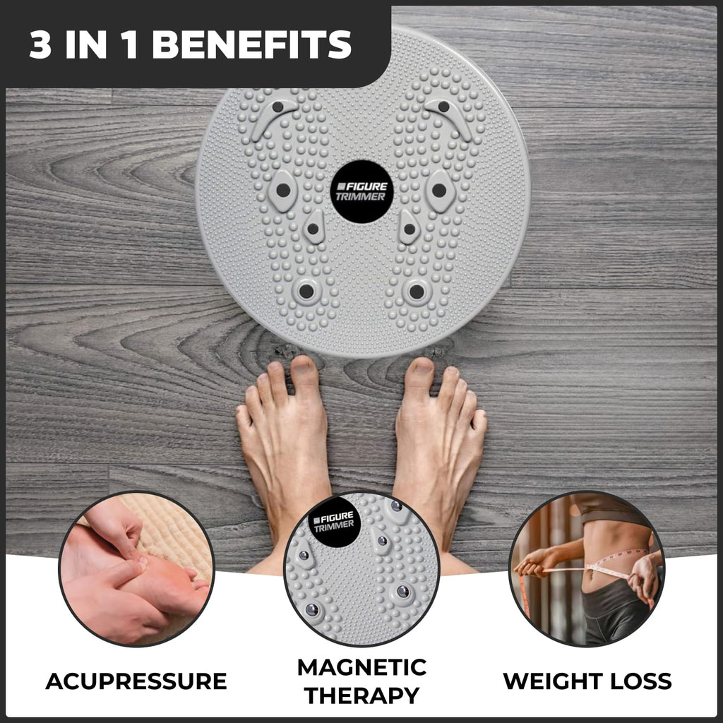 Figure Trimmer Core Abs Twister Board - Waist Sculptor Twister Board For Core & Ab Exercise - Waist Twisting Disc, Dizzy Disc Tw