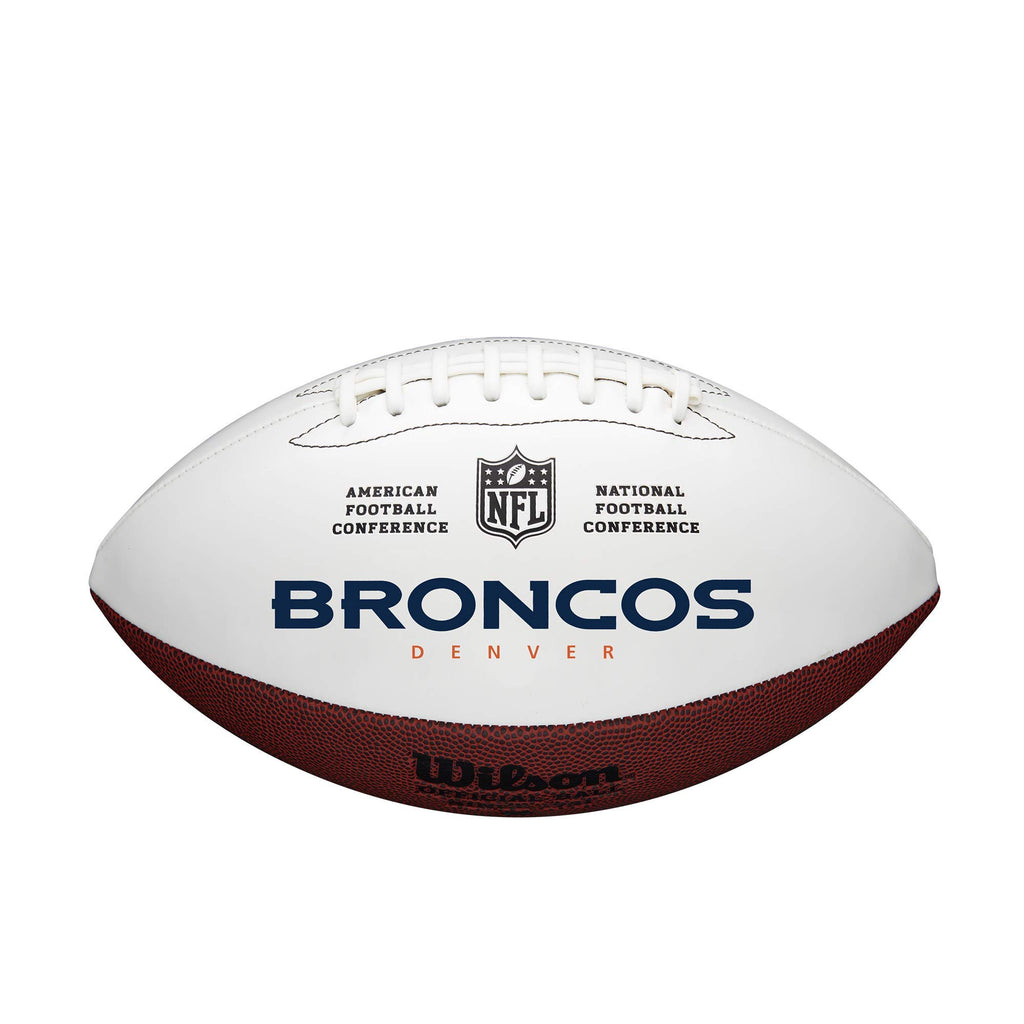 Wilson Nfl Live Signature Autograph Football - Official Size, Denver Broncos