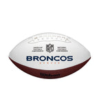 Wilson Nfl Live Signature Autograph Football - Official Size, Denver Broncos