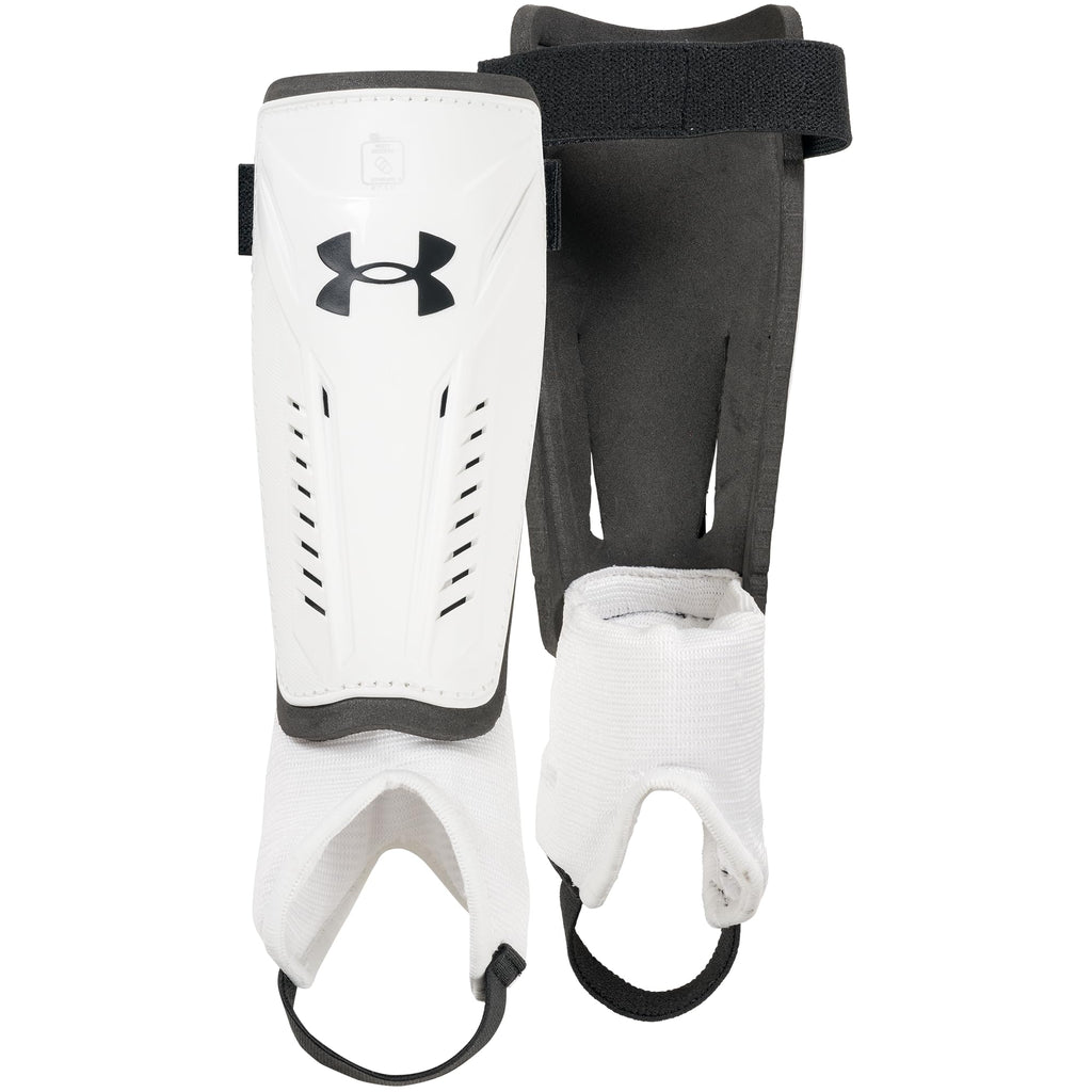 Ua Challenge Shin Guard Yth White/Black M