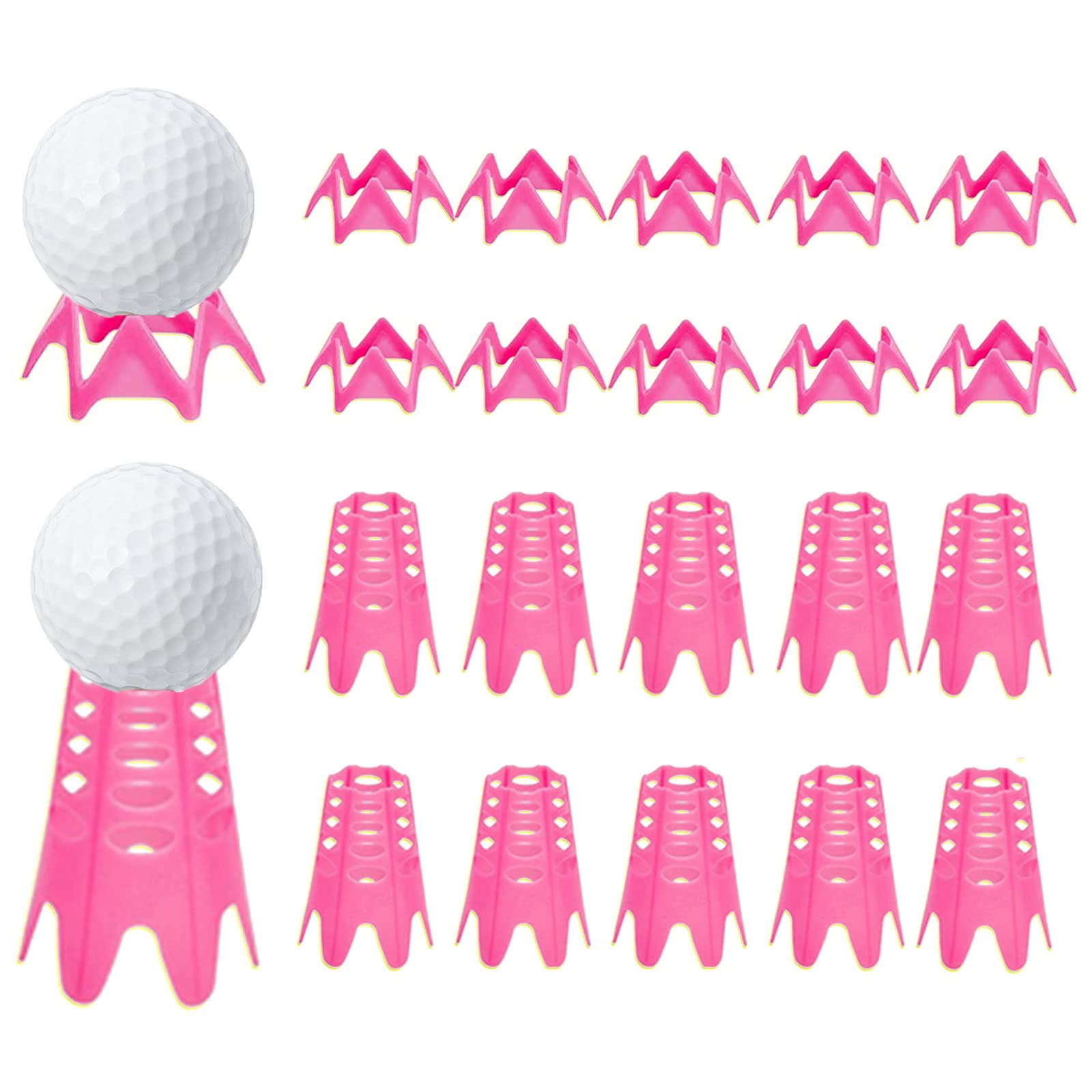 Plastic Golf Tees, Golf Simulator Tees For Home Indoor Golf Practice Training, Golf Mat Tees For Winter Turf And Driving Range, 