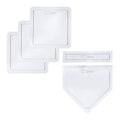 Franklin Sports Baseball Base Deluxe Set - Mlb Baseball + Softball Bases, Home Plate And Pitchers Rubber - Portable Kickball Bas