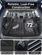 Umbrauto Suv Air Mattress For Car Camping, Back Trunk Sleeping Airbed With Pump For 4Runner, Outback, Forester, Cherokee, Rav4,