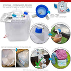 Waterstoragecube Bpa-Free Collapsible Water Container With Spigot, Food-Grade Camping Water Storage Carrier Jug For Outdoors Hik