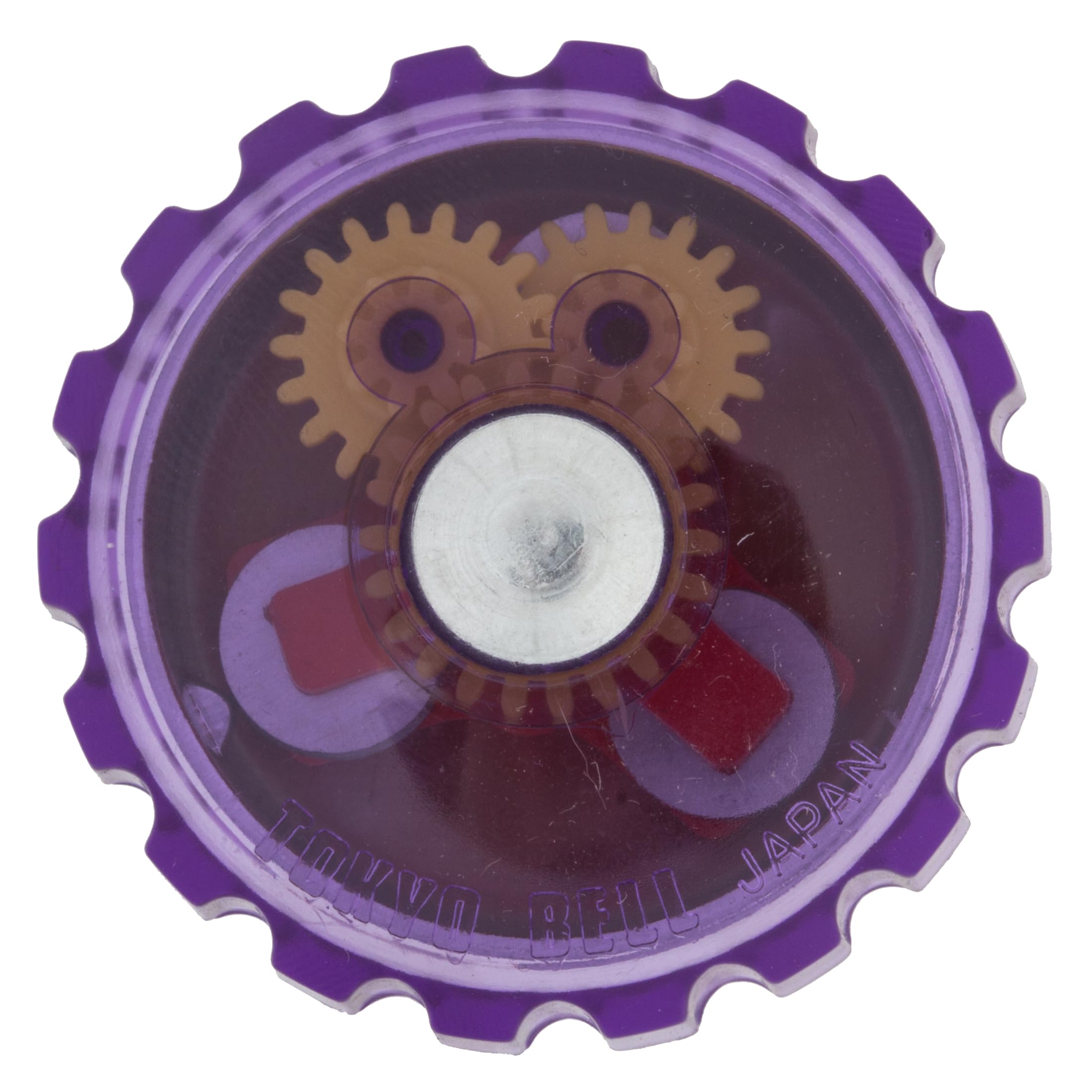 Mirrycle Incredibell Jellibell Bicycle Bell (Purple), Fits 21.0 to 22.5 mm