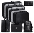 Murise Packing Cubes For Travel, 8 Pcs Suitcase Organiser Bags For Travel Essentials, Durable Luggage Organiser Set, Packing Org