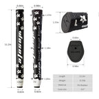 Golf Putter Grip Mid Slim 2.0 Rubber Mens Silica Gel Particle Anti-Slip Lightweight Starfish Pattern Several Colors To Choose(Bl