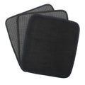 Anglekai 3 Pack Bowling Ball Towels, 10  x 8  Microfiber Bowling Shammy Accessories with Easy-Grip Dots Non-Slip (Black)