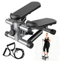 Step by Step Ladder with Resistance Bands for Home Exercise, Mini Stepper Machine for Indoor Gym, Portable for Full Body Workout