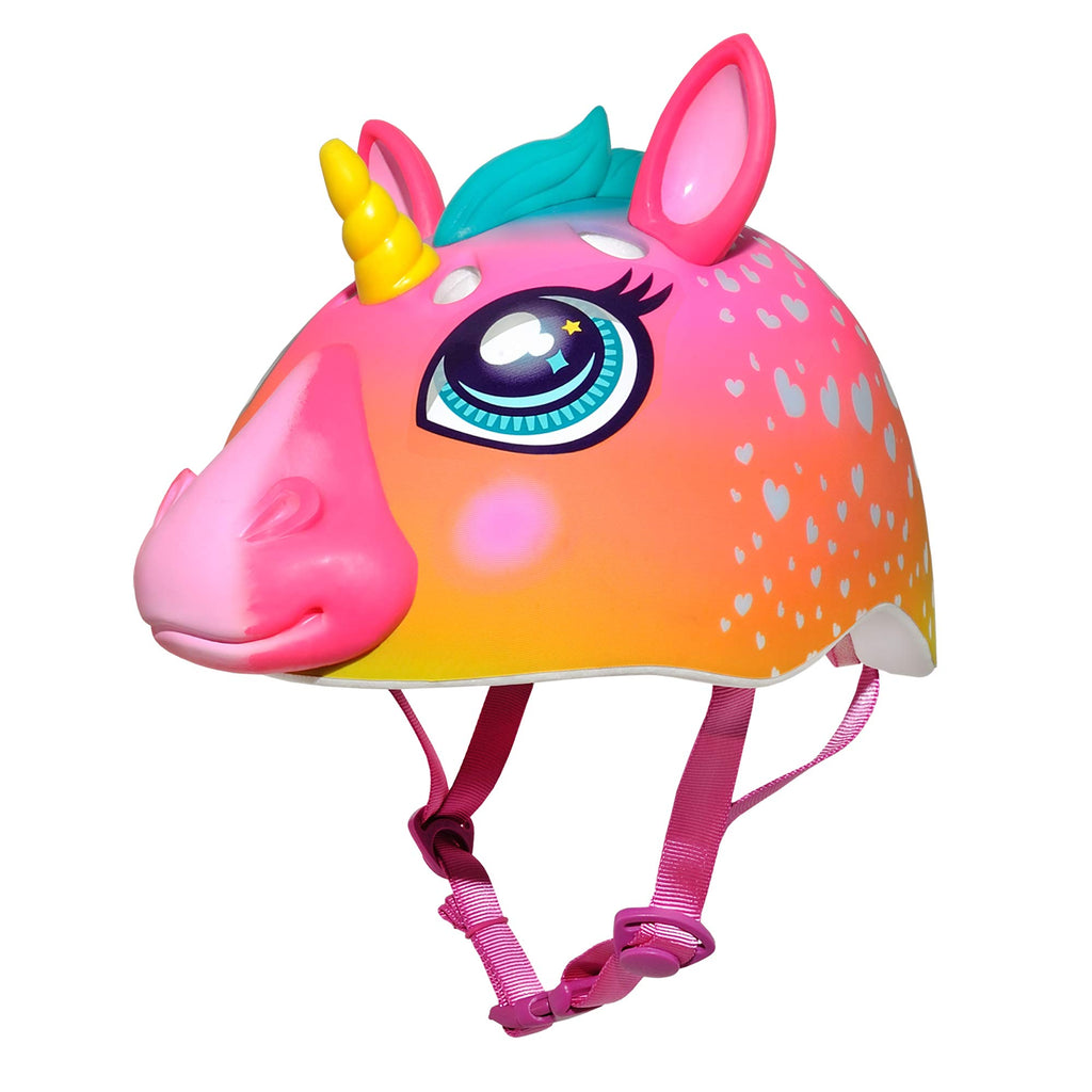 Raskullz Kids' C-Preme Super Rainbow Corn Helmet, Pink, One Size