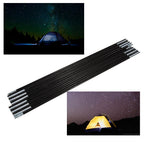 2 Sets 7 Sections Outdoor Camping Fiber Glass Rod Doubletent