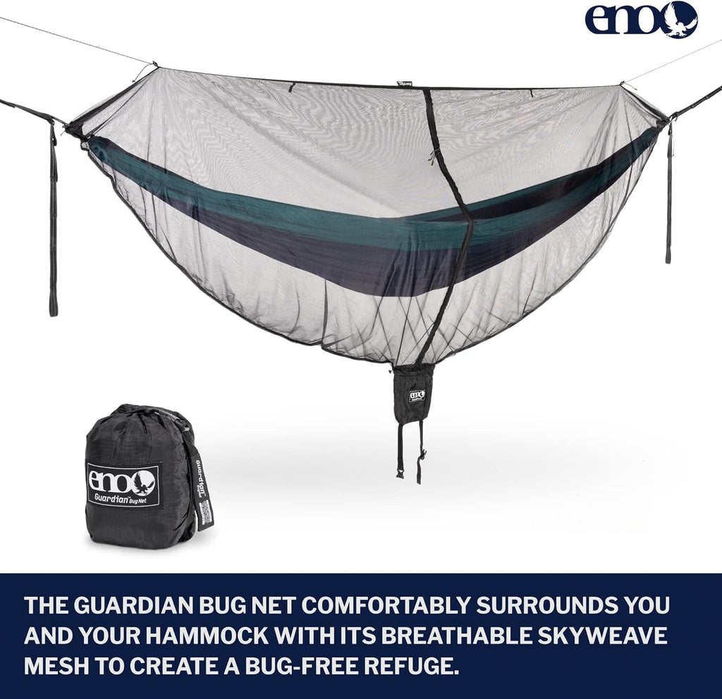 Eno Onelink Hammock System - Includes Doublenest Hammock, Atlas Suspension System, Guardian Bug Net, And Profly Rain Tarp - Set