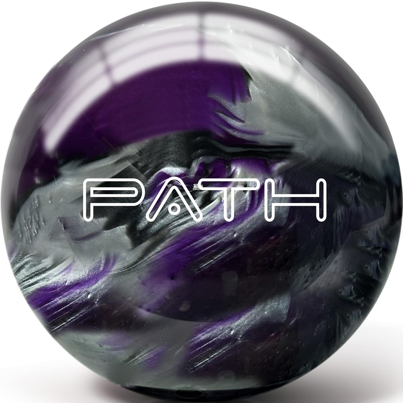 Pyramid Path Bowling Ball (Purple/Black/White, 13 LB)