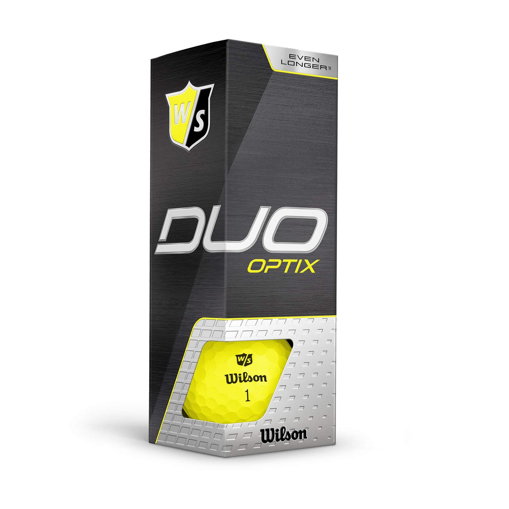 Wilson Staff Duo Optix Golf Ball - Yellow