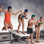 Speedo Unisex-Youth Swim Cap Silicone Junior Speedo Black