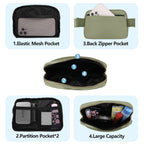 Vorolo Fanny Pack Christmas Gift For Women And Men Crossbody Bag Belt Bag Bum Bag With Adjustable Strap For Sportskhaki Green Wi