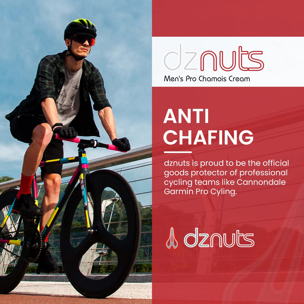 Dznuts Men'S Pro Chamois Cream 1 Pack + Towel