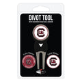 Team Golf Ncaa South Carolina Gamecocks Divot Tool Pack With 3 Golf Ball Markers Divot Tool With 3 Golf Ball Markers Pack, Marke