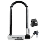 Kryptonite Kryptolok Standard Bike U-Lock, Heavy Duty Anti-Theft Bicycle U Lock, 12.7Mm Shackle With Mounting Bracket And Keys, 