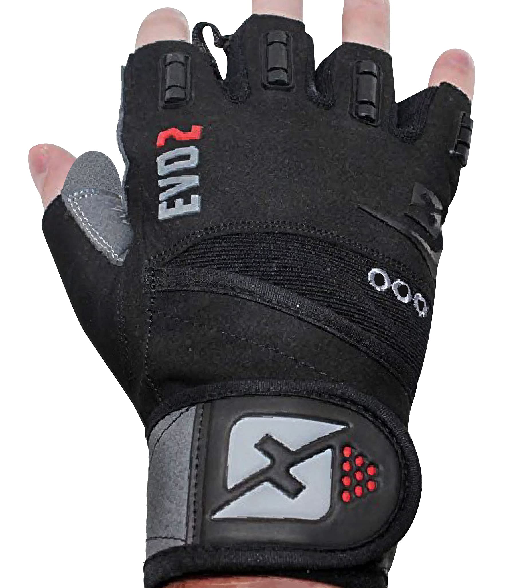 skott 2020 Evo 2 Weightlifting Gloves with Integrated Wrist Wrap SupportDouble Stitching for Extra DurabilityGet Ripped with T