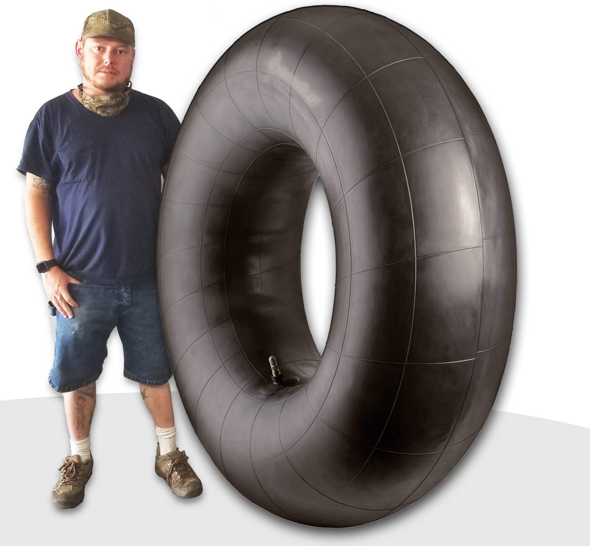 Pack Of 2 Bradley Heavy Duty Rubber Inner Tube For Floating River  Snow Tube; Heavy Duty Pool Float For Adults; Pool Tube Closin