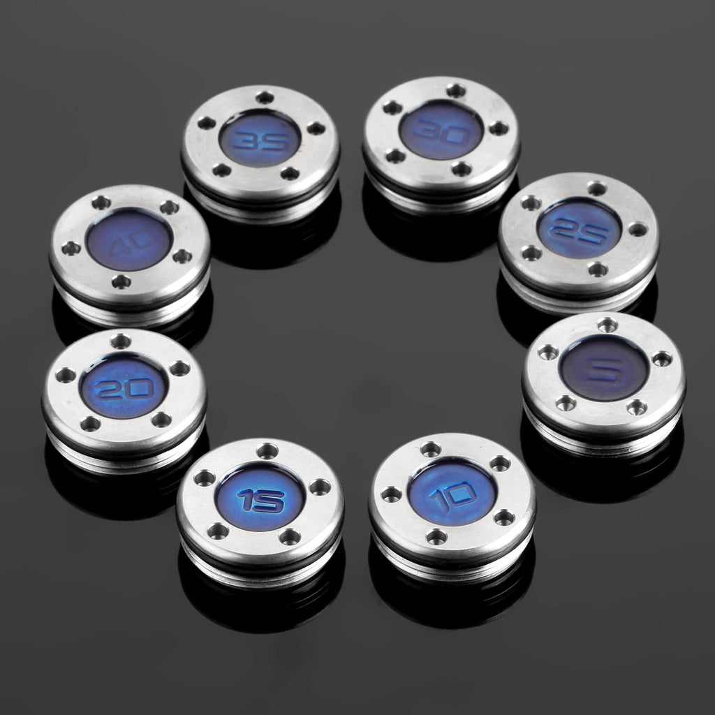 Muxsam Compatible With Scotty Cameron Select Newport Studio Design,2 Pieces Golf Custom Putter Weights (15G)(Blue)