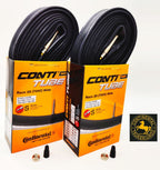 Continental Race 28'' Wide 700X25-32C Inner Tubes - 42Mm Presta Valve (Pack Of 2 W/Conti Sticker)