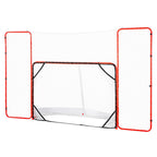 Vevor Hockey Goal With Backstop And Targets Street Outdoor Steel Hockey Net 72''
