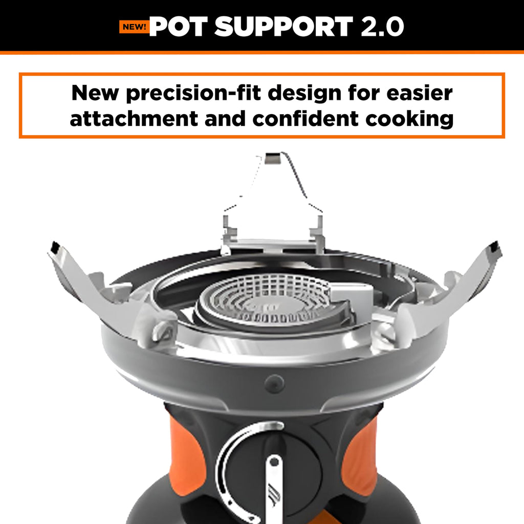 Jetboil Pot Support 2.0 with Foldable Arms for 2025 Jetboil Camp Stove Models, New for 2025