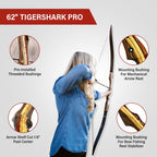Southwest Archery Tigershark Pro V2 Takedown Recurve Bow - 62 Hunting Bow - Left & Right Handed - Draw Weights In 25Lb-60Lb - Us
