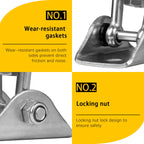 Aisto Heavy Duty Swing Hangers For Wooden Sets 2000 Lb Capacity Hammock Hanger 360 Swivel Stainless Steel Swing Hardware Accesso