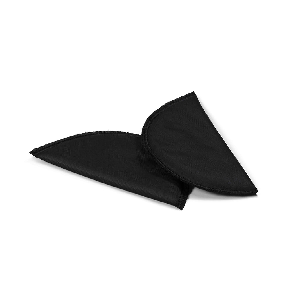 Dritz 1/2'' Covered All-Purpose Shoulder Pads-Black 2/Pkg